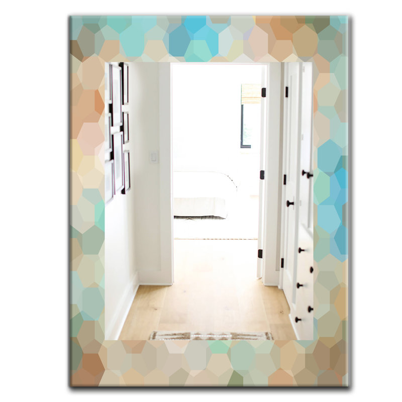 Miroir mural 4 abeilles, H 39,4 po x l 29,5 po