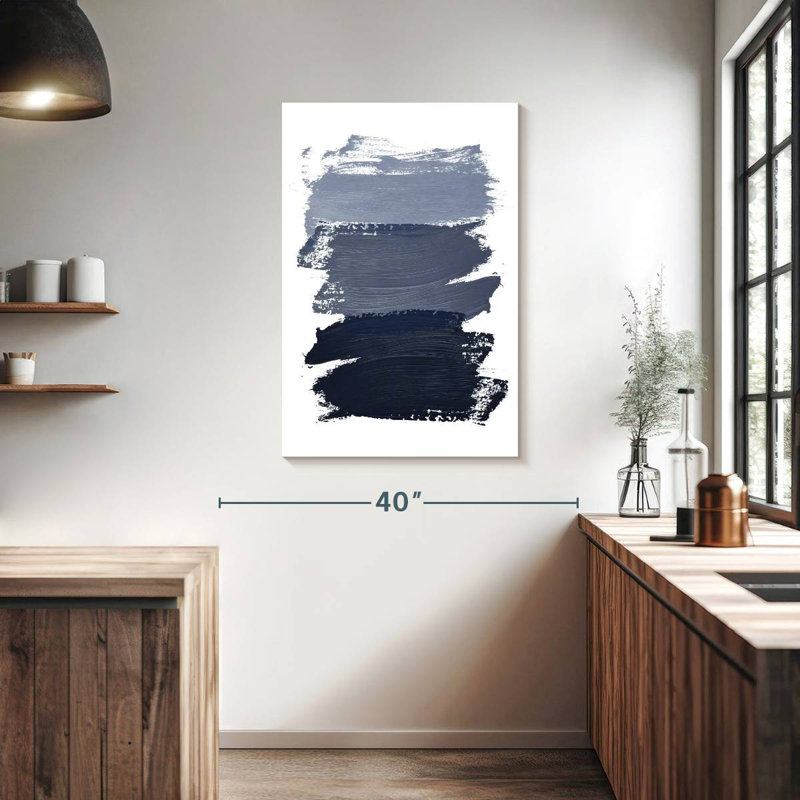 Peinture bleue Avery, H 39 po x l 26 po