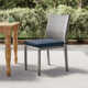 Alyisa Rattan Outdoor Stacking Dining Side Chair with Cushion