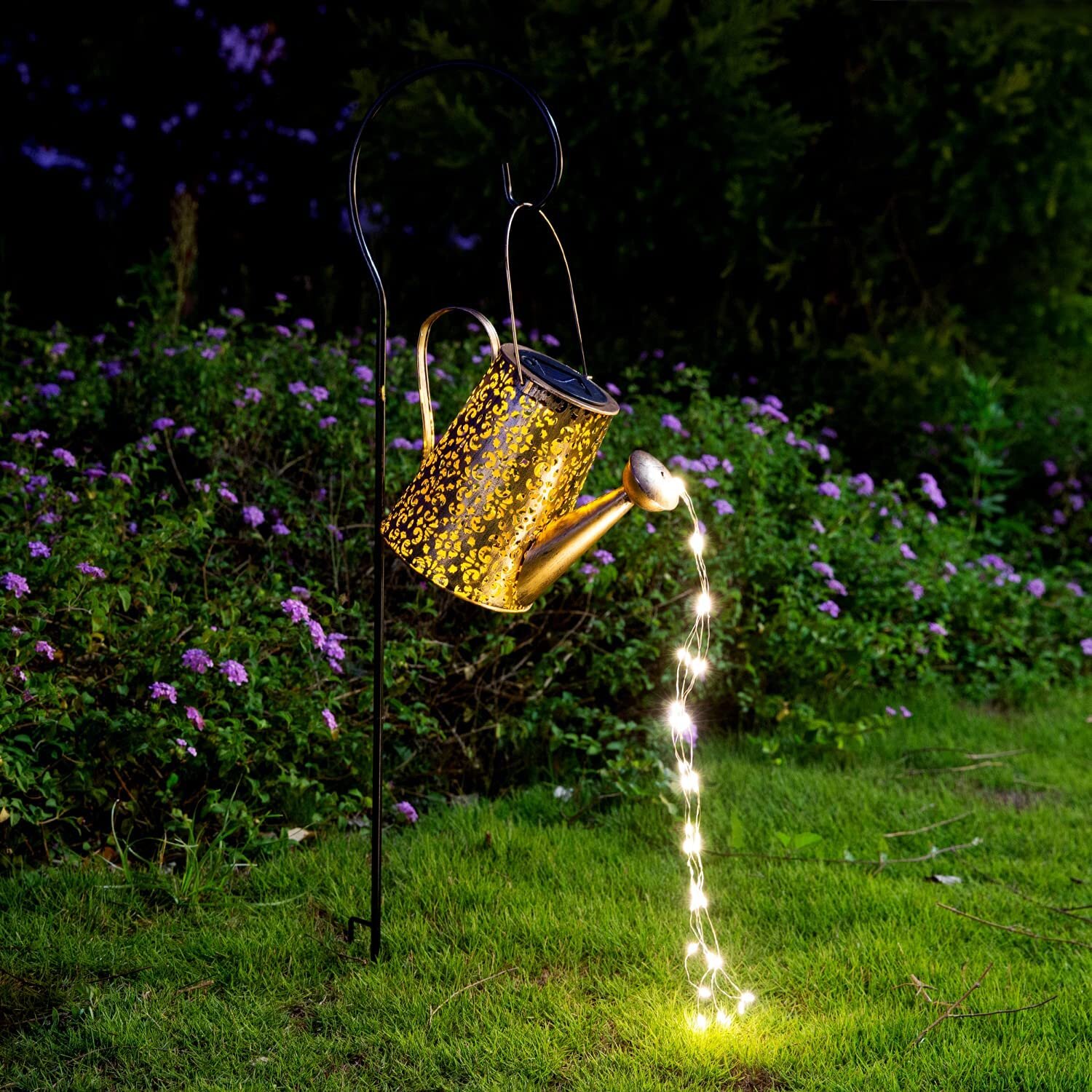 cg outdoors 32'' Solar Powered Outdoor Lantern  Reviews Wayfair