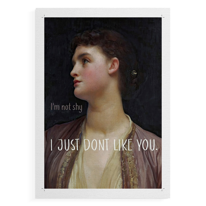 Masterful Snark - Not Timy - Impression sur toile seulement - NON-CADRE, H 18 po x l 12 po