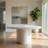 Cid Run Dining Table, Concrete Abstract Base, Round 43 Inch-115151580