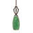 Zilo Stem Hung Mini Pendant Shown In Dark Granite Finish With 5.5″ Red Fusion Glass-32415581-32415579