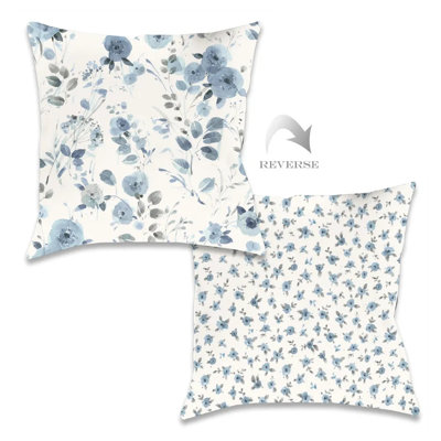 Dancing Flowers Outdoor Decorative Pillow