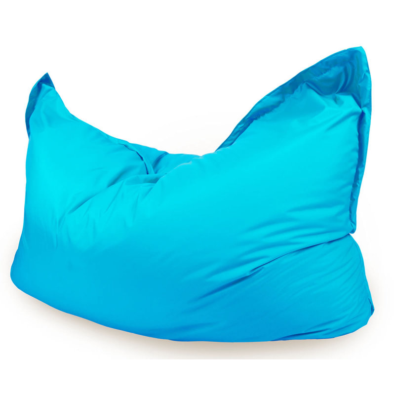 Athis Polyester Outdoor Friendly Refillable Bean Bag Chair, Aqua