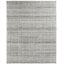 Wool Geometric Area Rug in Gray