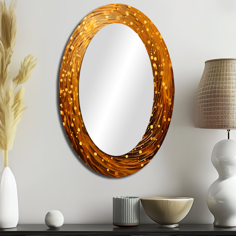 Miroir mural Midnight Marigold Siral I, H 36 po x l 24 po