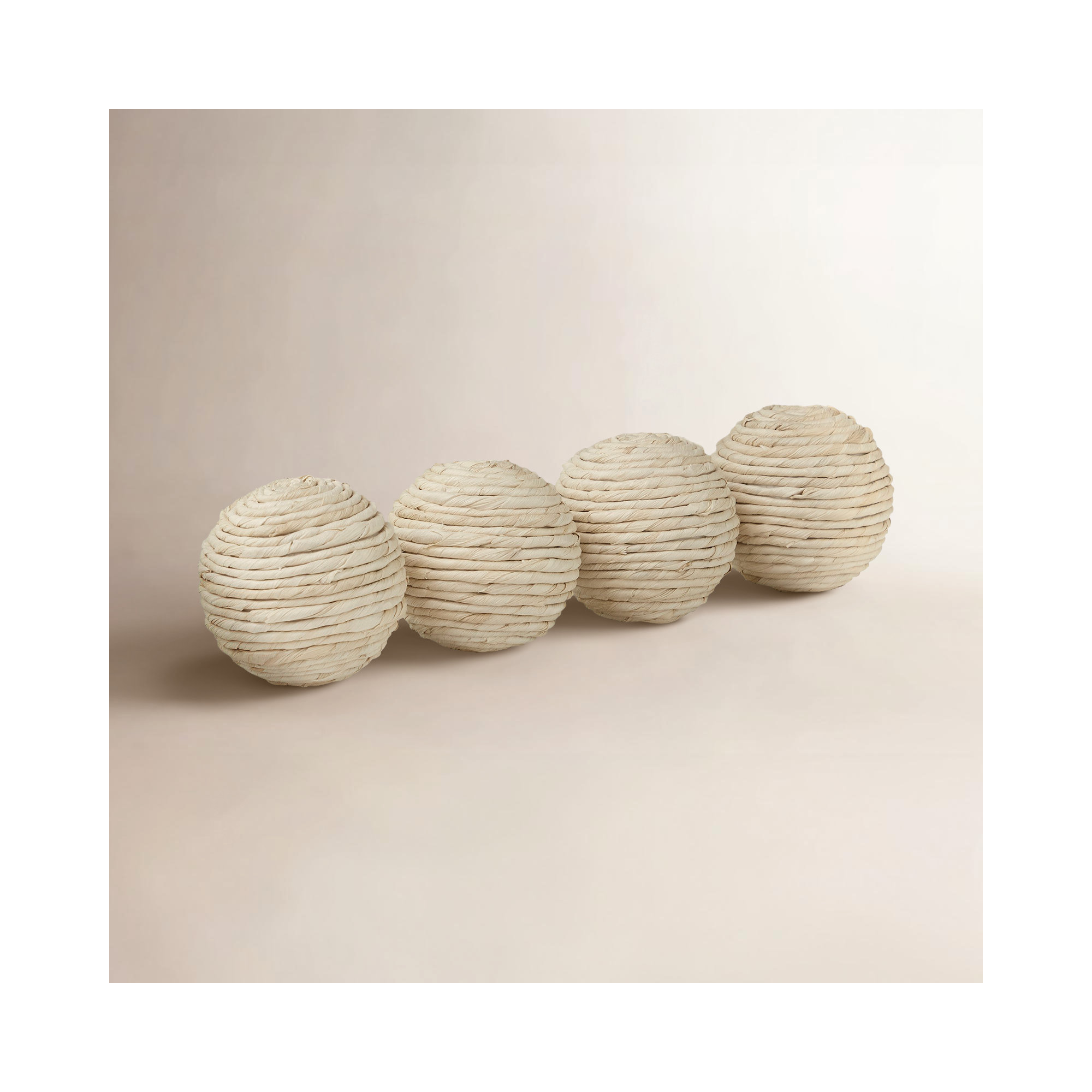 Maraca Orbs & Vase Filler, Beige