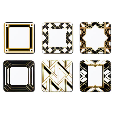 Square 6 Piece Coaster Set
