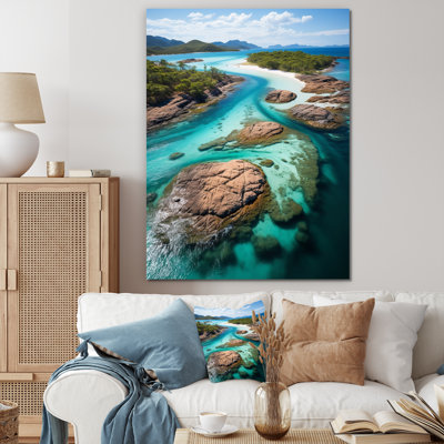 «Australie Whitsunday Island Paradise I», reproduction sur toile