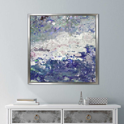 Peinture acrylique 'Blue Everything - Square'