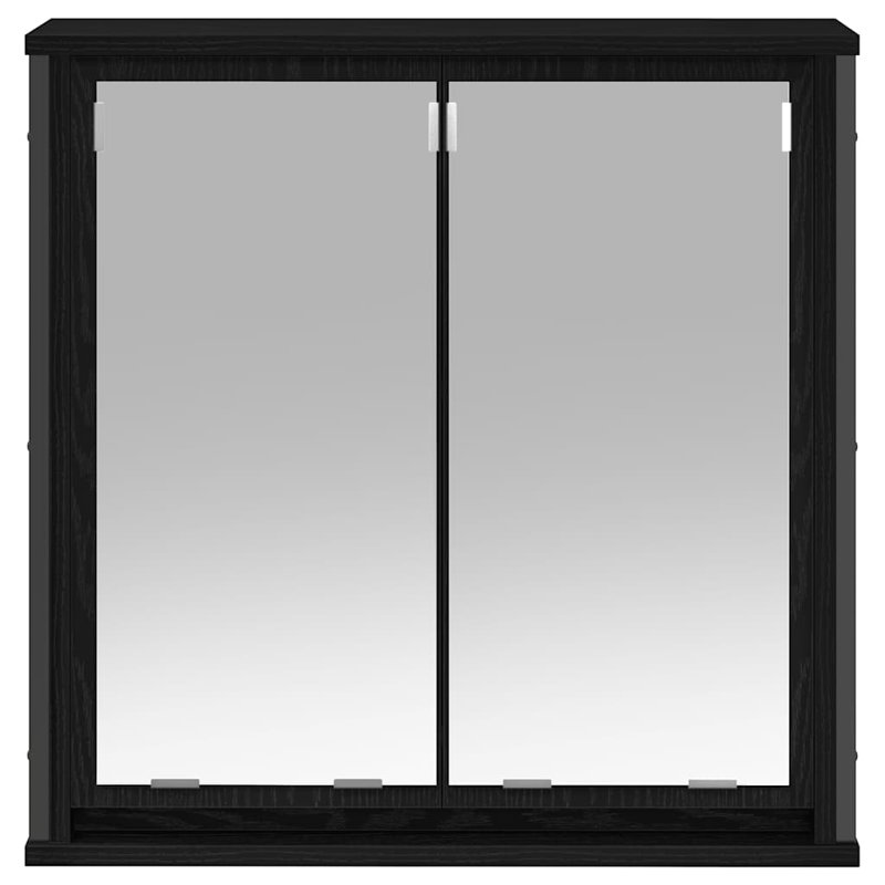 Bathroom Cabinet, Black Oak