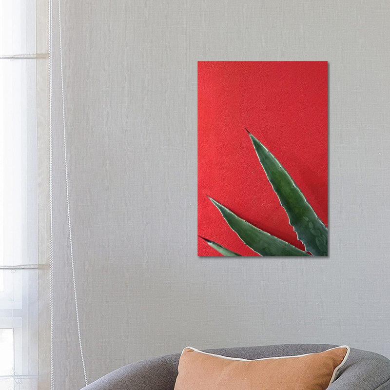 Ruby Agave 1 Piece Wrapped Canvas Wall Art, 66.04 cm H x 45.72 cm W x 3.175 cm D