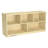 5 Compartment Manufactured Wood Shelving Unit