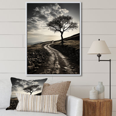 " Black And White Minimal Horizon Photo II "