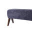 Banc rembourré de 38 po avec repose-pieds en chenille 38 po-1828257040