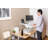 West Wick Adjustable Metal Base Standing Desk Converter-190491238