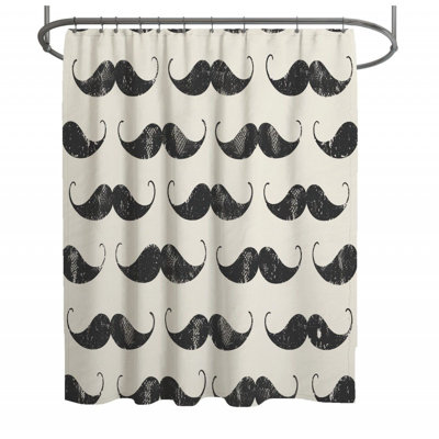 Mustaches Fashion Warm Shower Curtain