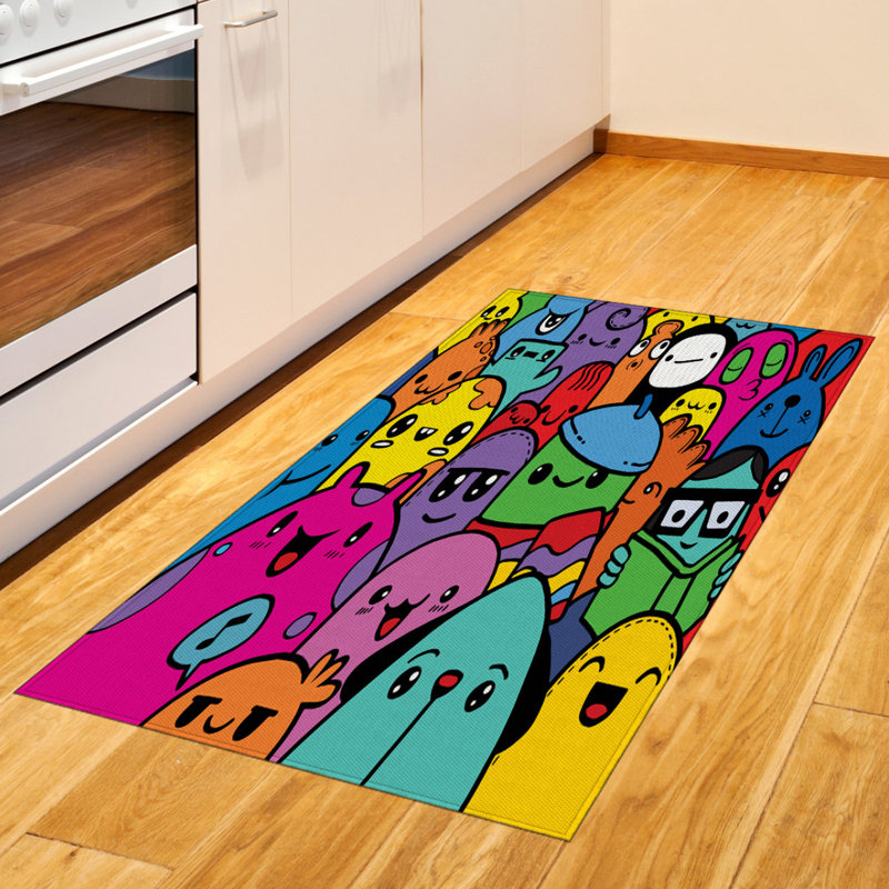 Indie High Density Long Fiber Poly Threads Decorative Area Rug Carpet, Rectangle 2'7" x 5'