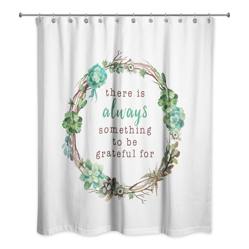 Rideau de douche simple en polyester Epsie