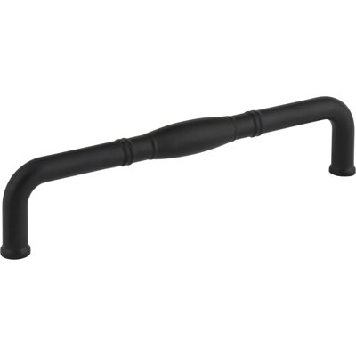 160 Mm Center-To-Center Matte Black Durham Cabinet Pull