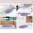 Dobrinka Cotton Bath Rug Set, Machine Washable, Quick Dry, Absorbent - 3 Piece Set with Contour-1069694899