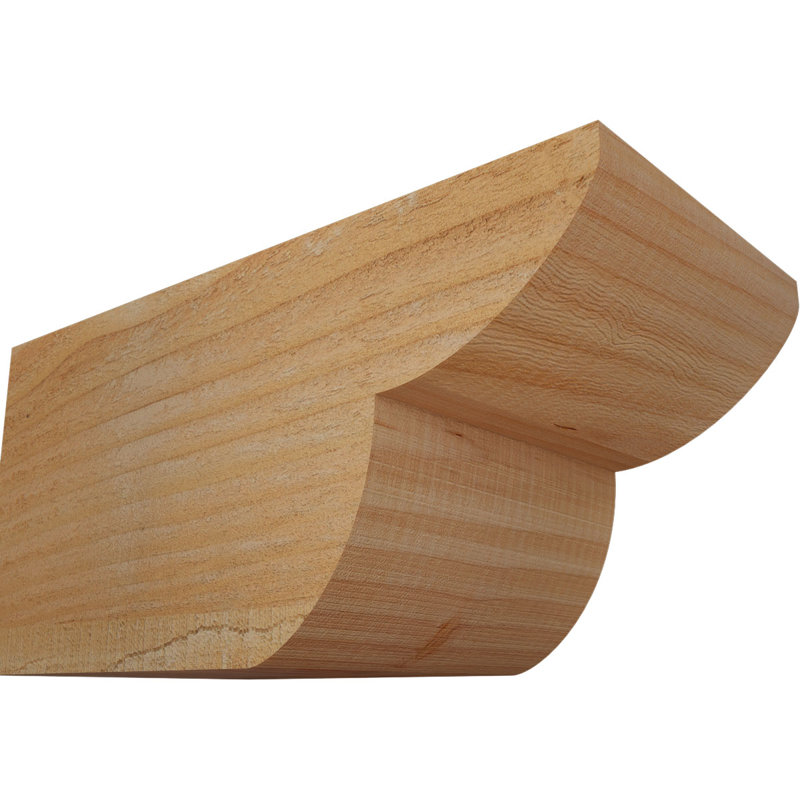 Crestline Rough Sawn Rafter Tail, Douglas Fir, 6" H x 12" W x 6" D
