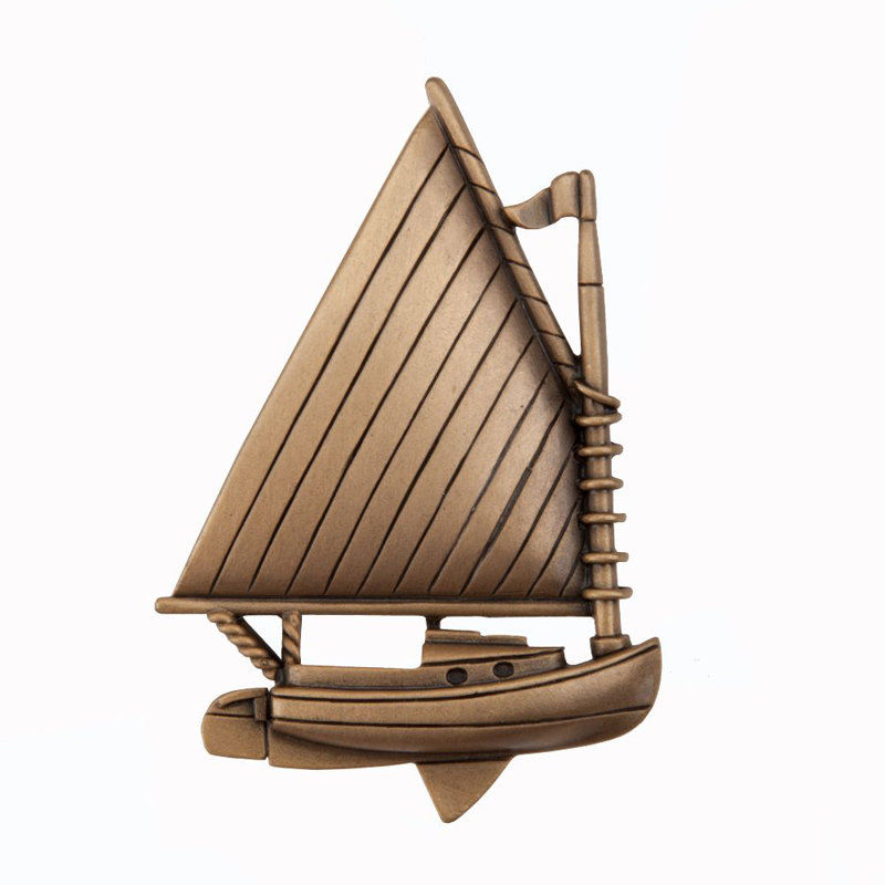 Poignée d'armoire pour bateau-chat, Or musée
