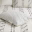 100% Cotton Duvet Cover For Full/queen - And Grey Coloured, Button Closure, Interior Ties, Stripes Reverse, 4 Corner Machine Washable