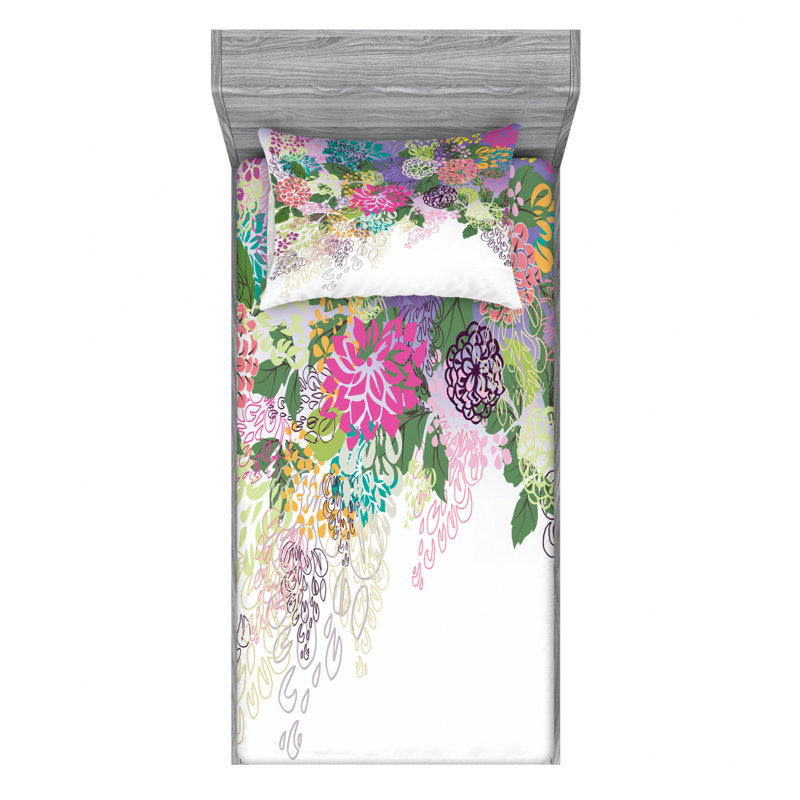 Microfiber Sheet Set, Twin Sheet Set + Fitted Sheet + 1 Pillowcase