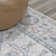Tapis gris clair / bleu Brandy Rustic Border
