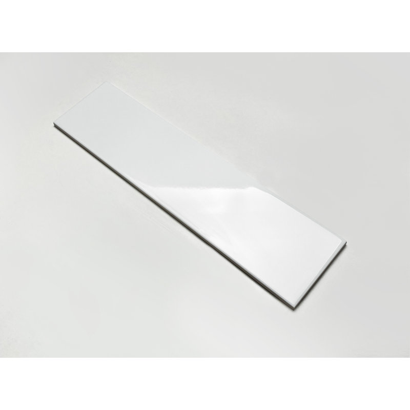 Carreau de céramique 4 "x 16" Hudson, Gris froid brillant