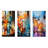 Multicolor Glass Cocktails Harmony - Drinkware Metal Art Print Set Of 3-103229177
