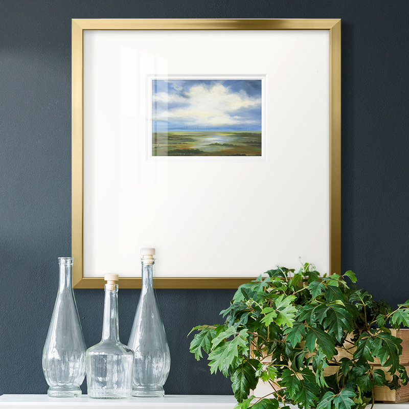 " Lighting The Way ", 21" H x 21" W x 1.25" D, Black framed paper