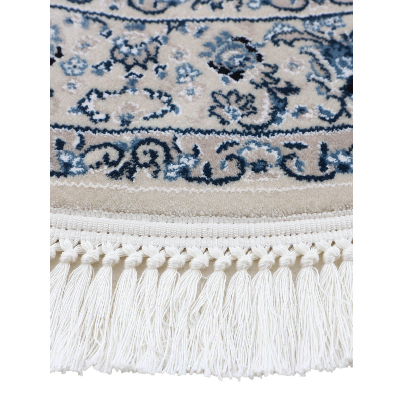 Oriental Area Rug, Round 120cm