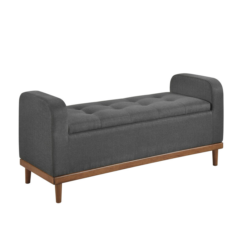 Meuble de rangement Mid-Century Mid-Century, Gris foncé
