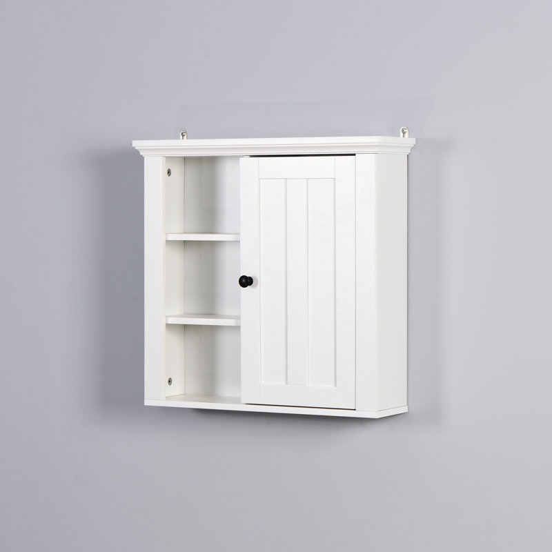 Armoire murale en bois pour salle de bain