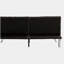 Structure en bois, pieds en acier inoxydable, futon, canapé-lit espresso-9826601