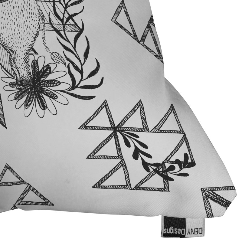 Arrlo The Buffalo Throw Pillow, 18" x 18"