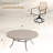 8-person Outdoor Patio Dining Set With Swivel Rattan Armchair-1664580189