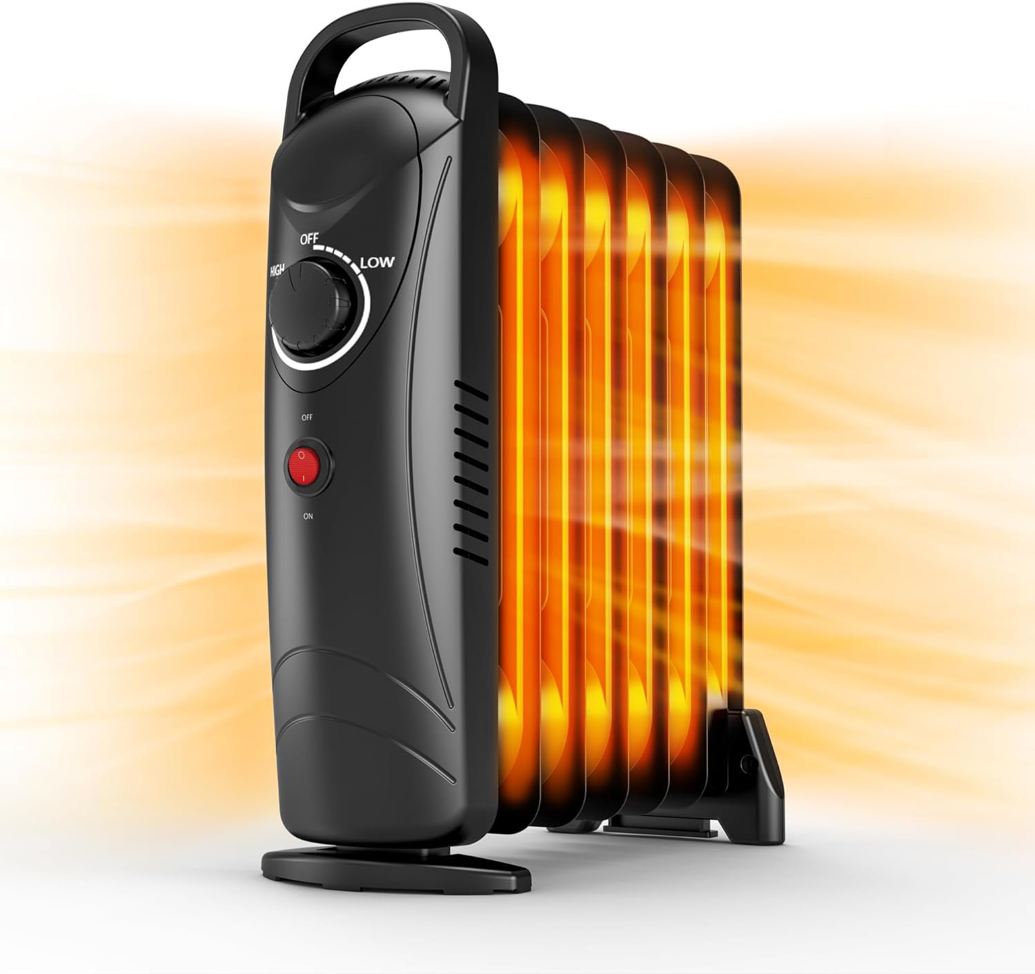 Electric Oil Filled Heater With Thermostat Nordic Hygge 700-Watt Electric Oil-Filled Radiant Space Heater with