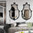 Solid Wood Wall Mirror(set Of 2)-106915510