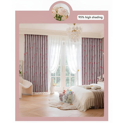 Griffeth Room Darkening Curtain Single Panel