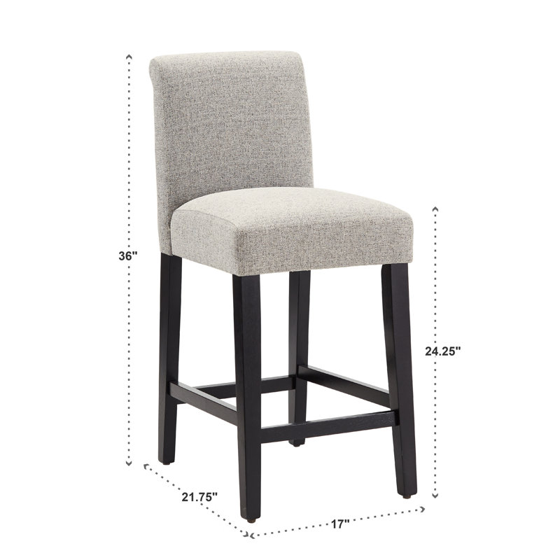 Altovise Seat Material Counter & Bar Stool, Counter Stool (24"), Gray