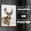 Cerf All Roads - Home Print - impression sur toile seulement