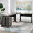 83 Inch L-Shaped Office Desk With 3-Drawer File Cabinet-324663057