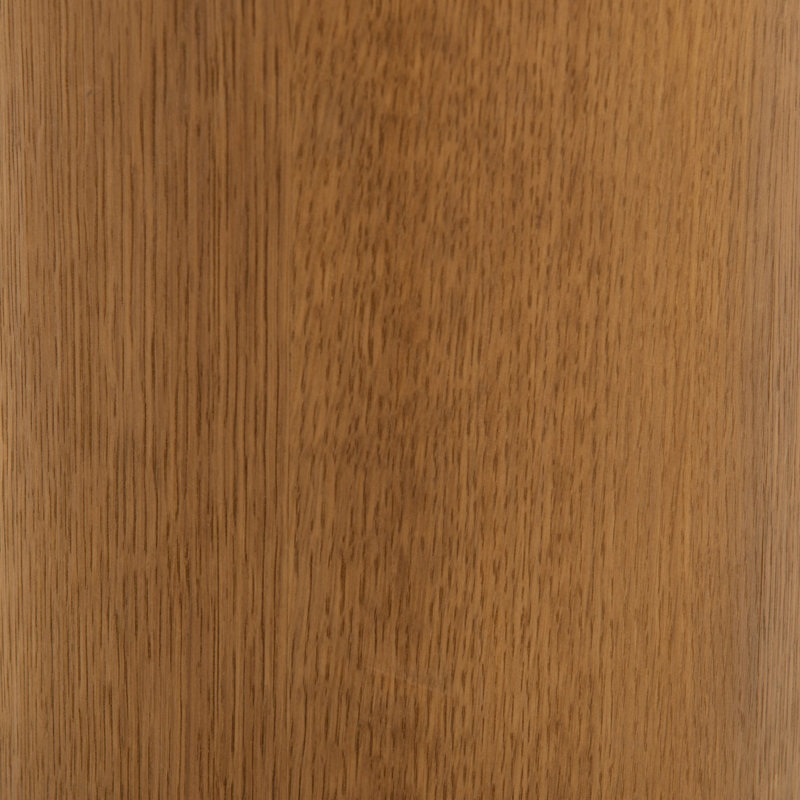 Haney Floor Lamp, Polyester Blend, Light Smoked Oak Veneer