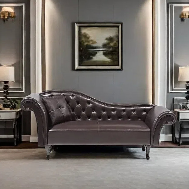 Classical elegant comfortable casual chaise lounge, Left Hand Facing