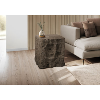 Table d'appoint, intérieure ou extérieure, bout, table de chevet, table d'appoint, carré, salon, chambre à coucher, contemporain, moderne