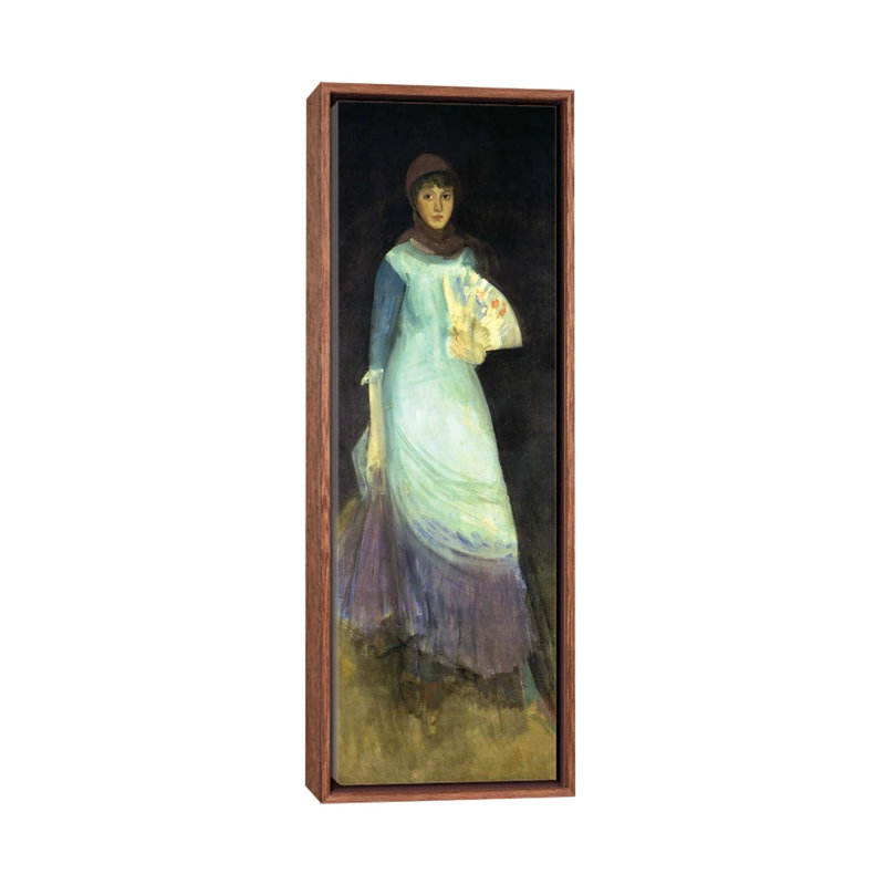 Print, 91.44 cm H x 30.48cm W x 4.445cm D, Classic Wood